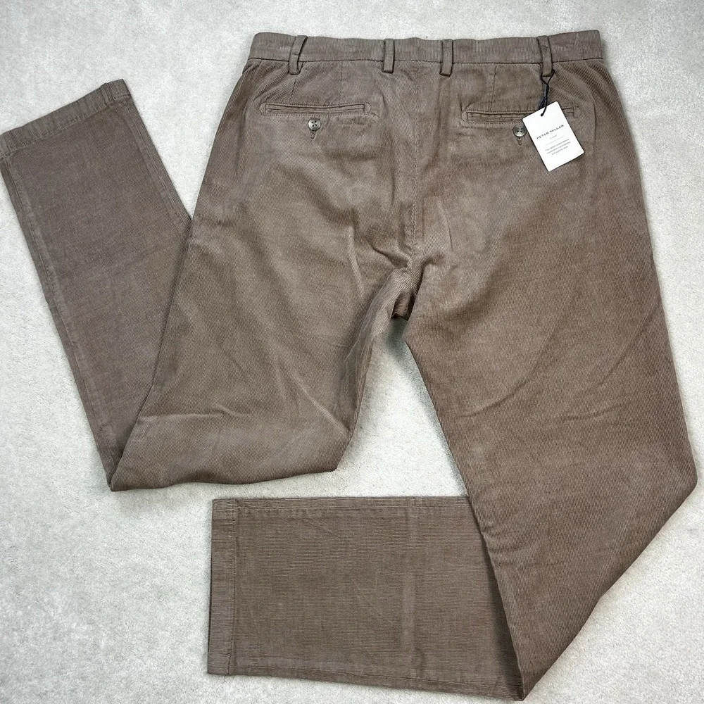 Peter Millar Crown Superior Soft Corduroy 5 Pocket Pants Men's 33x34 Stretch